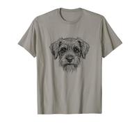 Dog Lover Abstract Scribble Art Cute Puppy T-Shirt
