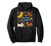 Dog Lover Christmas Cute Pet Santa Puppy Funny Ugly Xmas Sweat à Capuche