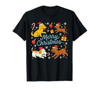 Dog Lover Christmas Cute Pet Santa Puppy Funny Ugly Xmas T-Shirt