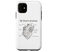 Dog Lover Heart Anatomy Shirt - Dog Owner, Medic, Veterinary Coque pour iPhone 11