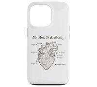 Dog Lover Heart Anatomy Shirt - Dog Owner, Medic, Veterinary Coque pour iPhone 13 Pro