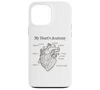 Dog Lover Heart Anatomy Shirt - Dog Owner, Medic, Veterinary Coque pour iPhone 13 Pro Max