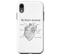 Dog Lover Heart Anatomy Shirt - Dog Owner, Medic, Veterinary Coque pour iPhone XR