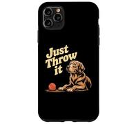 Dog Lover Meme Just Throw It Throw It Ball Fetch Dog Lover Fun Coque pour iPhone 11 Pro Max