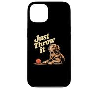 Dog Lover Meme Just Throw It Throw It Ball Fetch Dog Lover Fun Coque pour iPhone 13