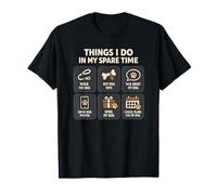 Dog Lover Things I Do in My Spare Time Parent Chien Maman T-Shirt