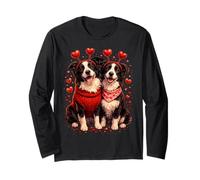 Dog Lovers Border Collie Couple in Love Manche Longue