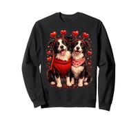 Dog Lovers Border Collie Couple in Love Sweatshirt