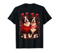 Dog Lovers Border Collie Couple in Love T-Shirt