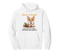 Dog Lovers Silence is Golden Unless You Have a Corgi Sweat à Capuche