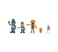 Dog Man | Coffret Multipack 5 Figurines Articulées | Lil Petey, Petey, Chief, and Flippy | 2 à 5 Articulations | Inspirées Film Dav Pilkey | Jouet À Collectionner Fans | Idée Cadeau Enfant Dès 4 Ans