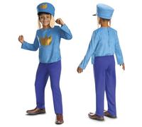 Dog Man - Costume Enfant avec Tenue Bleue et Coiffe - Taille S (4-6 Ans) - Sous Licence Officielle - Déguisement pour Garçons et Filles pour Halloween, Carnaval ou Fête à Thème