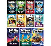 Dog Man Graphic Novel Series 11 Books Set (Book 1-11)