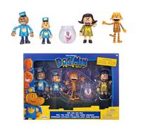 Dog Man - Licence Officielle - Jakks Pacific - Lot de 5 Figurines 6,5 cm Vague 3 - Inclut, Li’l Petey et Plus - Jouets Articulés Inspirés de la BD - Collection Univers Enfant Dav Pilkey