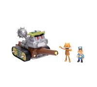 Dog Man - JAKKS Pacific - Véhicule Lance-Projectiles avec sa Figurine Écureuil - Licence Officielle de la BD - Jouet à Collectionner pour Enfants Fans de Dog Man dès 5 Ans