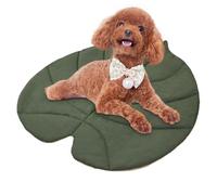 Dog Mat, Washable Pet Pad, Soft Mattress Protector,25.59x27.56 inches, Leaf Shaped Cozy Design with Warm Quilted, for Car Floor Sofa Bed Chair Travel Camping and Indoor Comfort Use