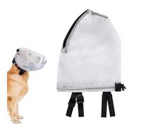 Dog Mesh Field Guard - Protection anti- avec fermeture éclair pour la bouche - Protection du visage, des oreilles et des yeux - Idéale pour la randonnée et le camping - UK SI