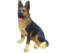 Dog Model Sculpture, Crafts Resin Animal Statue Dog Painting Retro Outdoor Garden Decoration Home Decoration Collection Window Display Gift