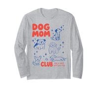 Dog Mom Club Life is Short Spoil Your Dog Pet Lover Manche Longue