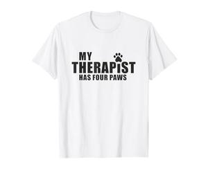 Dog Mom Dad Therapy Pet Lover - Mon thérapeute a Quatre Pattes T-Shirt