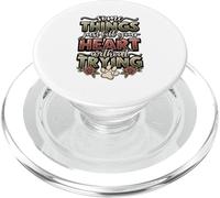 Dog Mom Fur Mama Dog Lover Paw Heart Propriétaire d'un Animal PopSockets PopGrip pour MagSafe