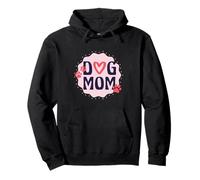 Dog Mom Heart and Paw Prints Graphic Sweat à Capuche