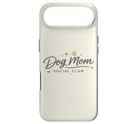 Dog Mom Social Club Minimaliste Moderne Animal Lover Design Coque pour iPhone Air