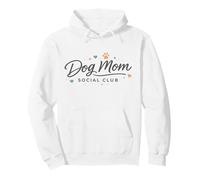 Dog Mom Social Club Minimaliste Moderne Animal Lover Design Sweat à Capuche