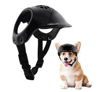 Dog Motorcycle Helmet,Buffer Protection Adjustable EVA Lightweight,Pet Safety Hat - Ideal for Park Garden Walking Travelling Exploration Outdoor Activities