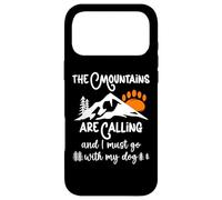 Dog Mountains are Calling I Must Go Hiking Dogs Take a Hike Coque pour iPhone 17 Pro Max