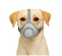 Dog Muzzle - Adjustable Safety Mouth Cover for Training and Vet Visits | Breathable Nylon Mesh with Soft Padding, Anti Bite Control Design for Walking Grooming and Travel Use