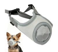 Dog Muzzle - Adjustable Safety Mouth Cover for Training and Vet Visits | Breathable Nylon Mesh with Soft Padding, Anti Bite Control Design for Walking Grooming and Travel Use