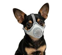 Dog Muzzle, Breathable Cat Cover, Air Mesh Mouth Guard, 40x9x6cm Pet Training Accessory, for Parents Animal Lovers Trainers Groomers Vet Visits Daily Walks Car Travel Hiking Camping Park Home Care
