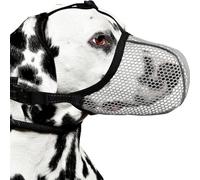 Dog Muzzle,Breathable Soft Anti-Bark | Mesh Dog Muzzle to Prevent Biting - for Small Medium Large Puppy Scavenging Grooming Barking Vet Visit