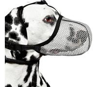Dog Muzzle,Breathable Soft Anti-Bark | Mesh Dog Muzzle to Prevent Biting - for Small Medium Large Puppy Stop Scavenging Grooming Barking Vet Visit