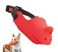 Dog Muzzle for Barking, Breathable Silicone Masque, 10.04x4.53x3.35in Pet Mouth Guard Cover, Adjustable Fit Design, Soft Comfortable for Training, Vet Visits, Outdoor Walks