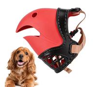 Dog Muzzle - Silicone Parrot Design | Breathable Mouth Cover