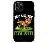 Dog My House My Rules Dog Lover Funny Dog Owner Pet Blagues Coque pour iPhone 11 Pro