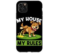 Dog My House My Rules Dog Lover Funny Dog Owner Pet Blagues Coque pour iPhone 11 Pro Max