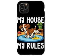 Dog My House My Rules Dog Lover Funny Dog Owner Pet Blagues Coque pour iPhone 11 Pro Max