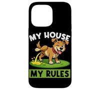 Dog My House My Rules Dog Lover Funny Dog Owner Pet Blagues Coque pour iPhone 14 Pro Max