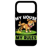 Dog My House My Rules Dog Lover Funny Dog Owner Pet Blagues Coque pour iPhone 17 Pro Max