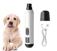 Dog Nail Grinder 1200mAh Tondeuse à Ongles pour Chiot Electrique 5 Vitesses Rechargeable | Pates Calmes et Sûres Pets Cliper pour Grands, Moyens et Petits Chiens, Outil de prep