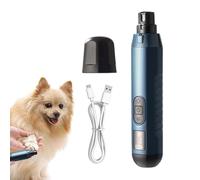 Dog Nail Grinder 1200mAh Tondeuse à Ongles pour Chiot Electrique 5 Vitesses Rechargeable | Pates Calmes et Sûres Pets Cliper pour Grands, Moyens et Petits Chiens, Outil de prep