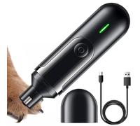 Dog Nail Grinder, Pet Nail Trimmer for Stress Free Care with 240 Minute Run, Durable ABS Shell with Integrated Rechargeable Battery, Universal Toenail Care, Apartment Camping Use, 500mAh 1 Unit