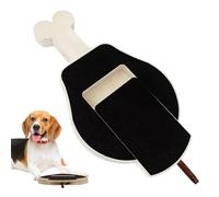 Dog Nail Scratch Board, Bone Shape Design, 40x25x3cm/15.75x9.84x1.18 inches Cat Scratch Grinder, Puppy Nail Grinding Pad, Pet Grooming Tool for Small Medium Large Animals Wood