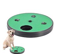 Dog Nail Scratch Board, Rotatable Mat, Round Feeding Puzzle, Interactive Food Toy, Slow Eating Game, Pet Activity Pad for Dogs, Indoor Pets, Training, Playroom, Home, 12.99x12.99x1.57 Inches