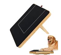 Dog Nail Scratch Pad - Interactive Treat Training Toy for Nail Filing Board | Wooden Abrasive with Hidden, Treat Box Anti Slip Base for Indoor Sofa Floor Couch Pet Use