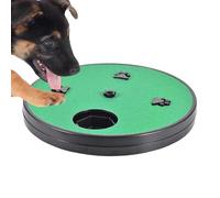 Dog Nail Scratcher, Non-Slip Dog Scratching Board, Round Pet Nail Grinding Toy, (Black/Blue/Green) 12,99 x 12,99 x 1,57 Inches, Slow Feeding Puzzle for Dogs