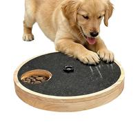Dog Nail Scratcher, Wooden Enrichment Gadget, Sturdy Scratch Pad with Textured, Pet Activity Board, Puppy Accessory with Sturdy Design, Indoor Outdoor Essential for Small to Medium Breeds